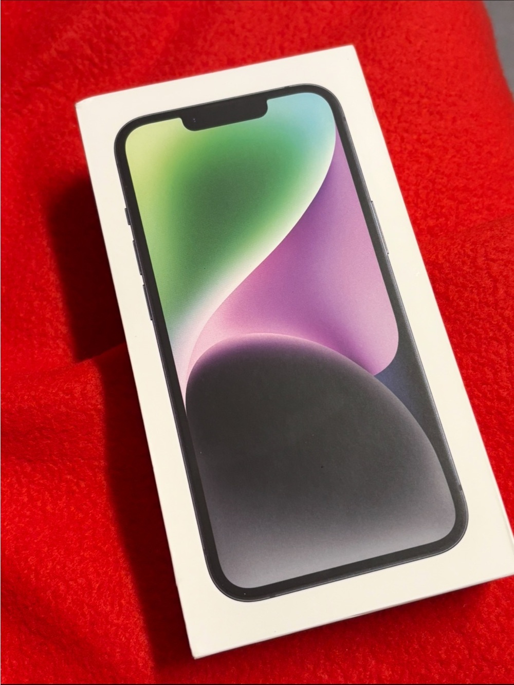 Empty box of Apple iPhone 14 Black Smartphone